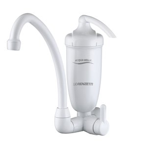 01 purificador filtro de agua acqua bella lorenzetti c torneira branco