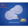 04 lampada led e27 9w 3000k bivolt poliled amarela am