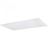02 plafon led retangular 24w branco 6000k embutir bivolt br