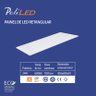 04 plafon led retangular 24w branco 6000k embutir bivolt br
