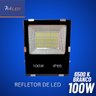 01 refletor led 100w branco 6500k bivolt br