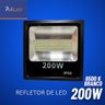 01 refletor led 200w branco 6500k bivolt