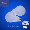 01 lampada bulbo led e27 9w 6500k bivolt branca poliled br