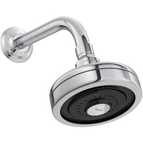 01 ducha de parede redonda com tubo acqua plus deca cromado