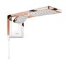 01 chuveiro acqua duo 220v 7800w lorenzetti branco rose gold