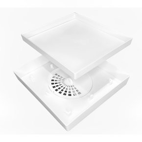 01 ralo oculto ri15 polimero 15x15cm multicerto branco