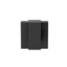 04 cabide quadratta 2060 bl83 mt deca black matte