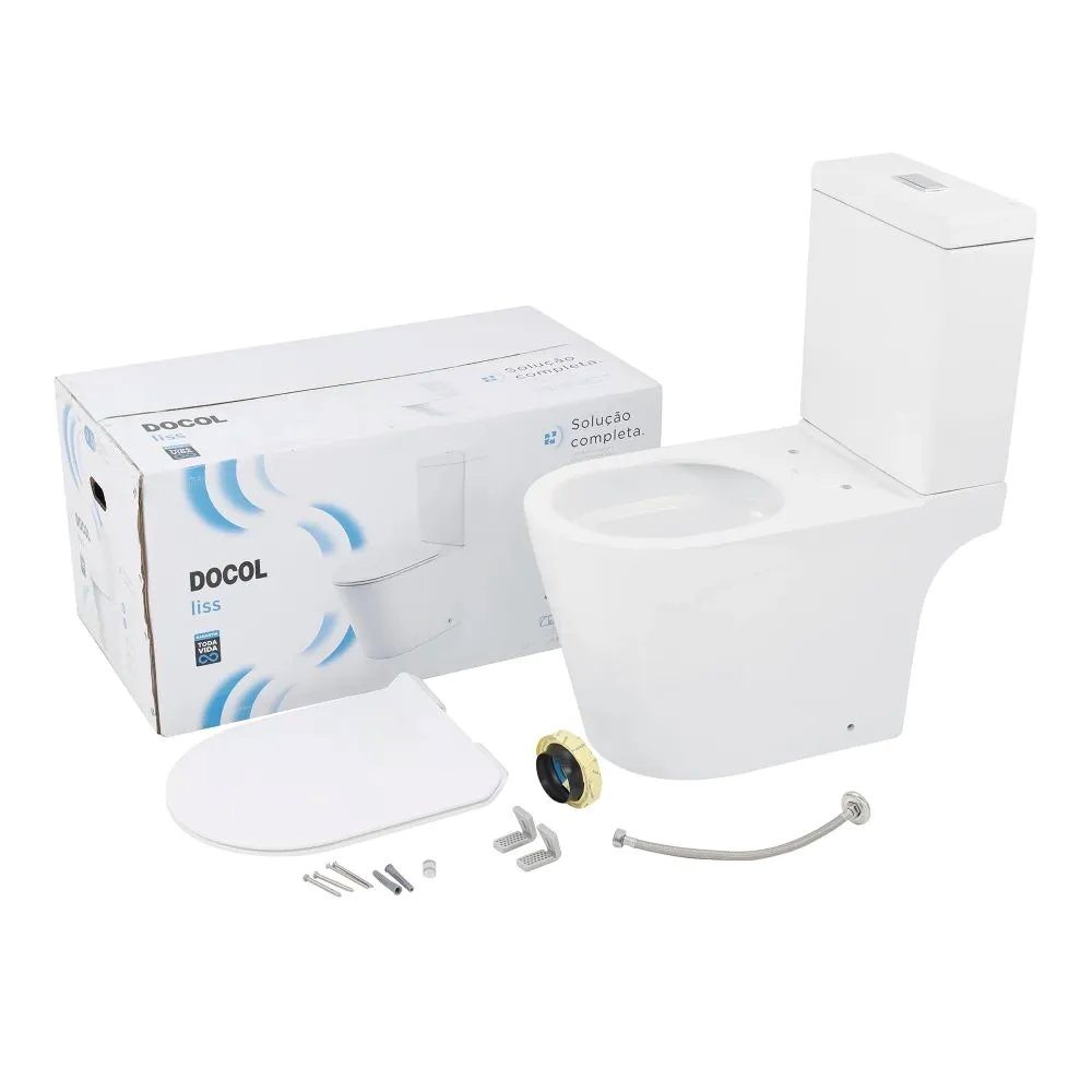 Bacia com caixa acoplada Liss, 12009743066 - Docol - Branco