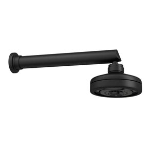 chuveiro com tubo parede acqua plus black matte nbr 15206 002