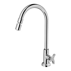 01 torneira valvula banheiro cozinha construcao bica alta 90012582006