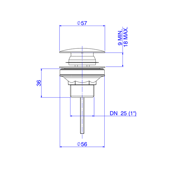 04 valvula acabamento escoamento banheiro cuba construcao lavatorio 1601 gl cli