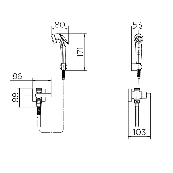 04 chuveiro banheiro ducha construcao ducha higienica 90008237043