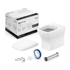 02 bacia caixa acoplada banheiro vaso sanitario construcao 1897270011100